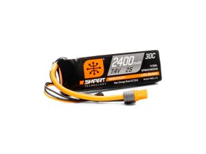 Spektrum 7.4V 2400mAh 2S Smart 30C LiPo Battery: IC3 Connector