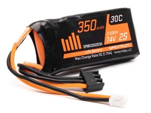 Spektrum 7.4v 350mAh 2S LiPo: PH2.0