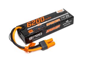 Spektrum 7.4V 6200mAh 2S 120C Smart G2 Pro Basher LiPo: IC5