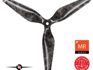 Master Airscrew 7x3.7 3MR 3-Blade Propeller (CW) Reverse/Pusher Black