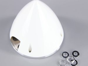 JP 82mm White Spinner (with Aluminium Back Plate)