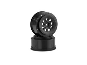 JConcepts 9-Shot 12mm hex Wheel SC10/SC6.2 +3mm Offset-Blk-2