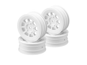 JConcepts 9 Shot-2.2' Front Wheel (White)-4pc