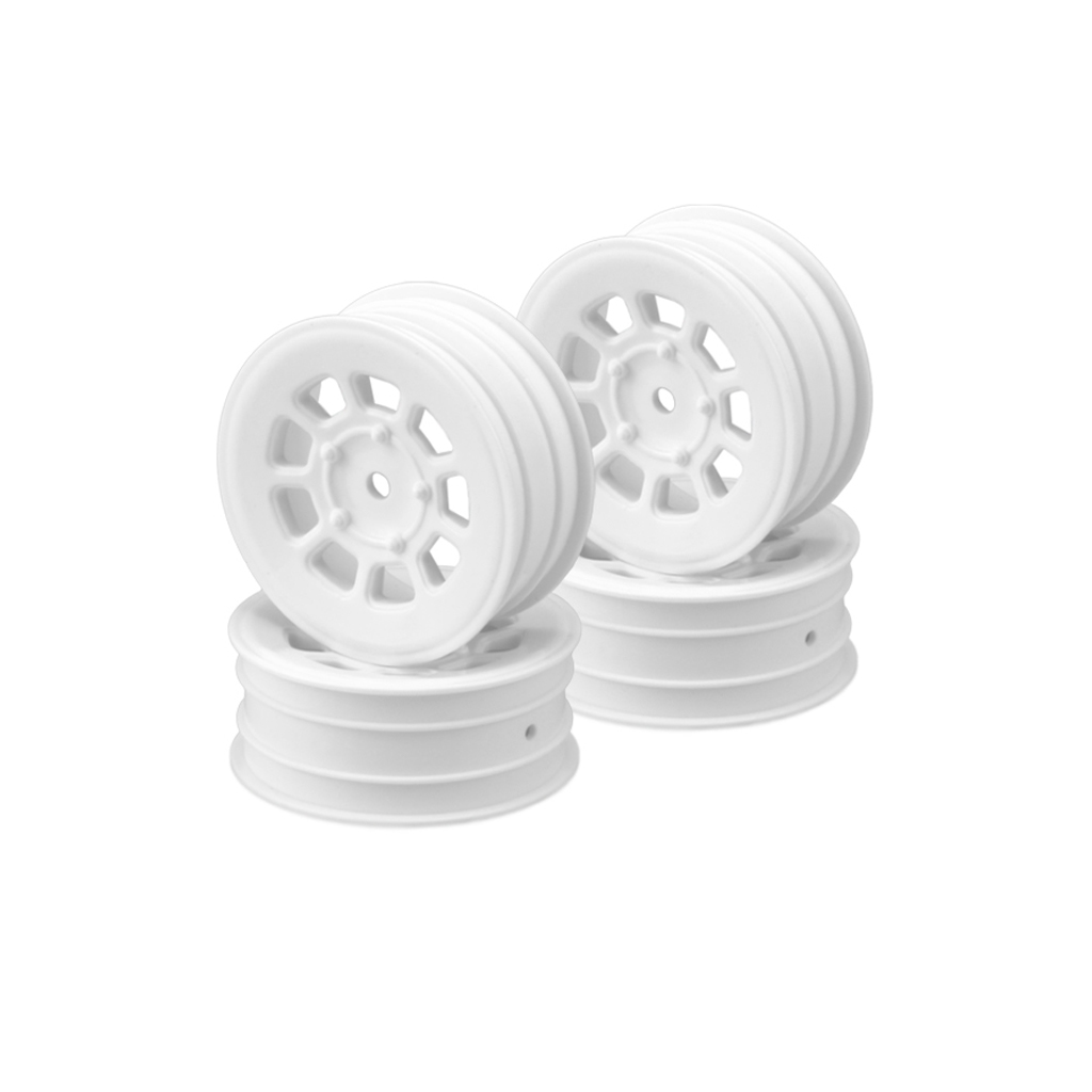 JConcepts 9 Shot-2.2' Front Wheel (White)-4pc