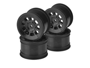JConcepts 9 Shot - 2.2' Rear Wheel (Black) - 4pc