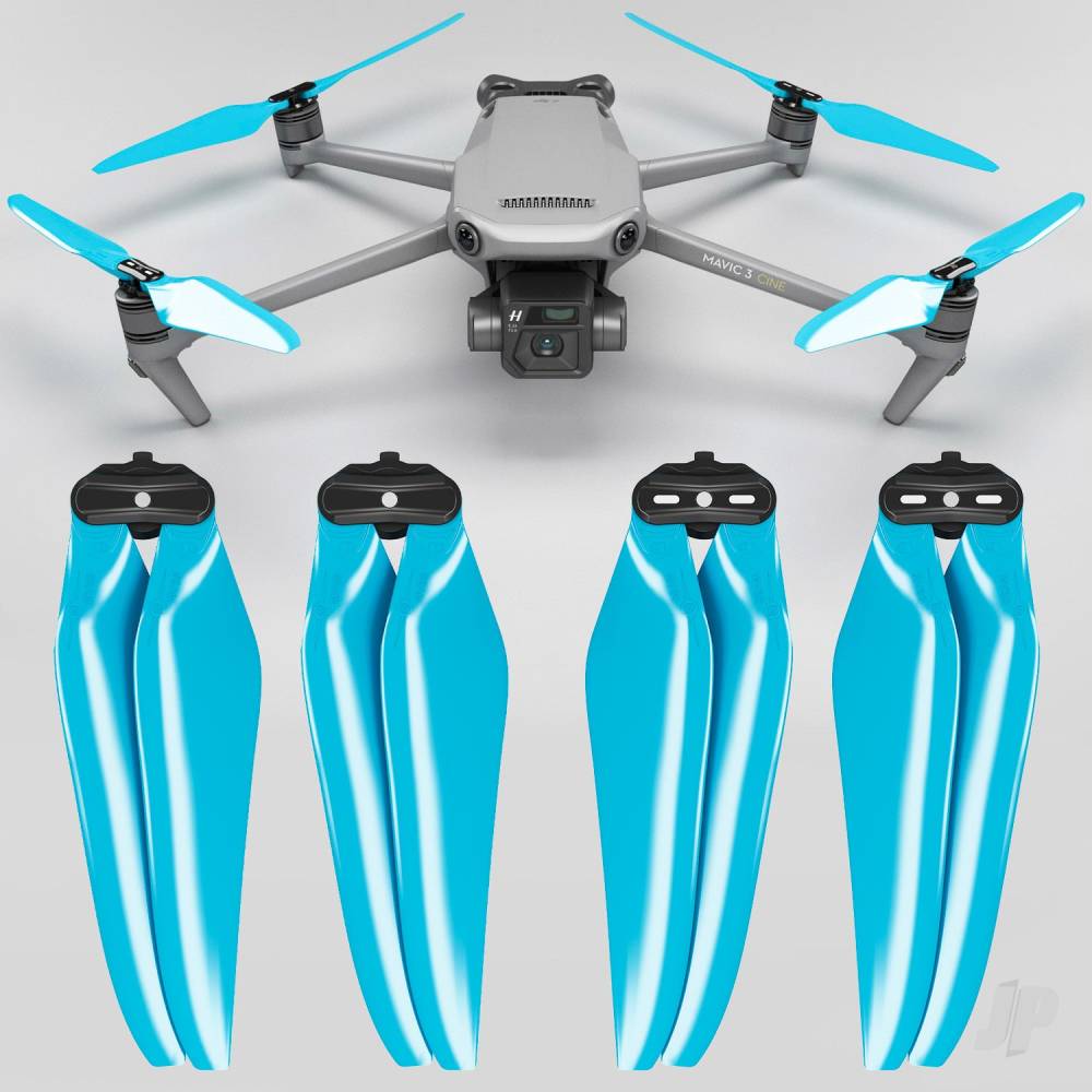 Master Airscrew 9.4x5.3 Mavic 3 Stealth Folding Propeller Set x4 Blue