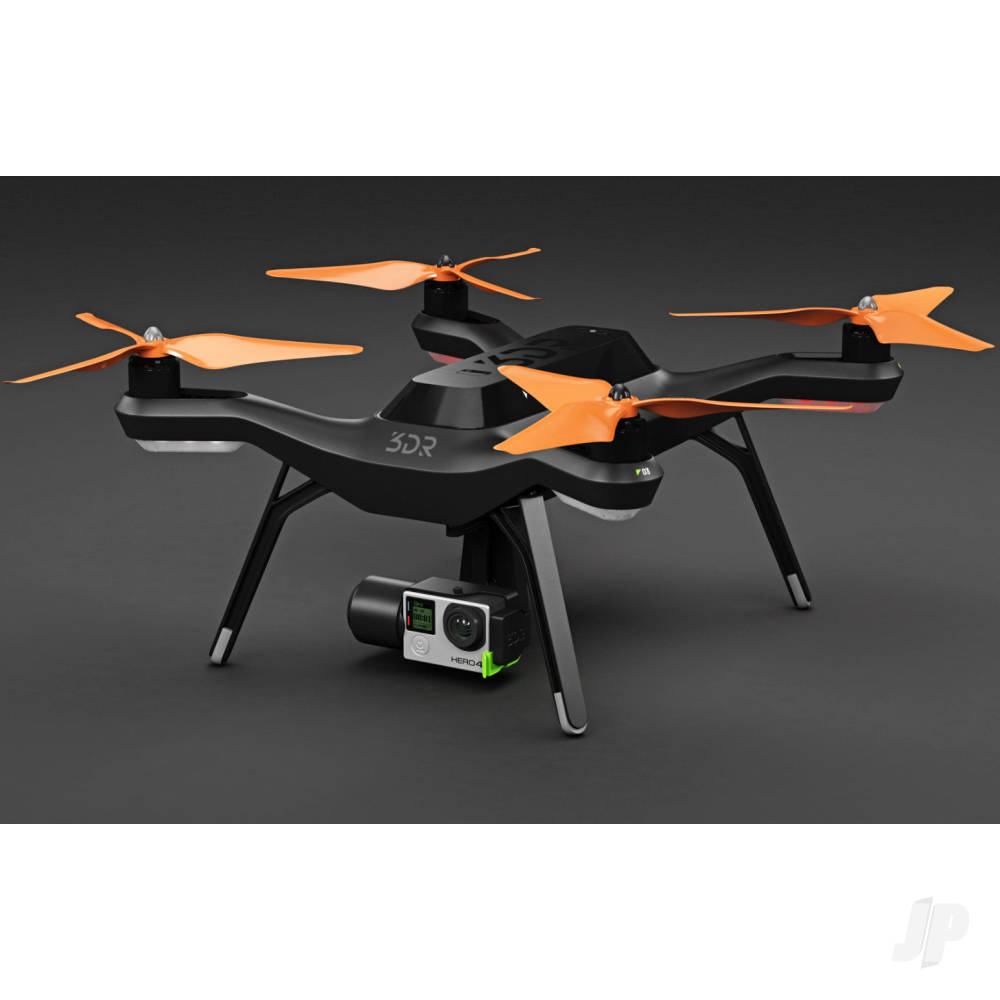 Master Airscrew 9x4.5 3MR SL 3 Blade Propeller C Set x4 Orange, Built in Nut for 3DR SOLO - Image 3