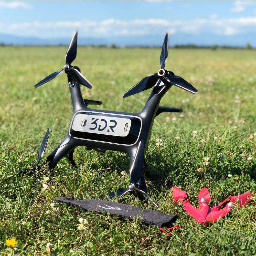 Master Airscrew 9x4.5 3MR SL 3 Blade Propeller C Set x4 Orange, Built in Nut for 3DR SOLO - Image 6