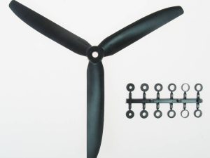 GWS 9x5 Slow Fly Propeller 3-Blade Black