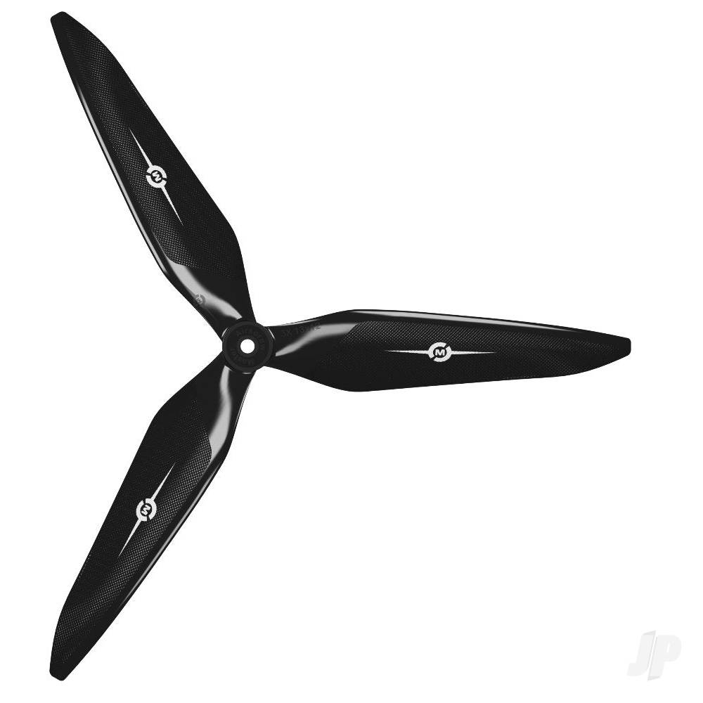 Master Airscrew 9x8 3X Power X-Class Giant Racing Drone Propeller (CCW) Black - Image 2