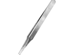 Modelcraft Flat Round Stainless Steel Tweezers (PTw2185/2A)