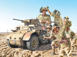 Italeri AB 41 with Bersaglieri Italien Infantry El Almn