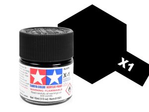 Tamiya Acrylic Mini X-1 Black