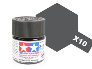 Tamiya Acrylic Mini X-10 Gun Metal