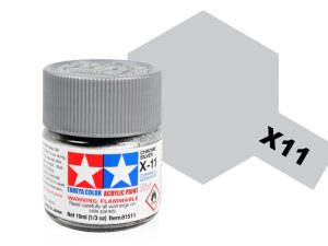 Tamiya Acrylic Mini X-11 Chrome Silver