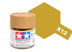 Tamiya Acrylic Mini X-12 Gold Leaf