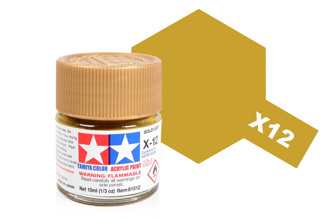 Tamiya Acrylic Mini X-12 Gold Leaf