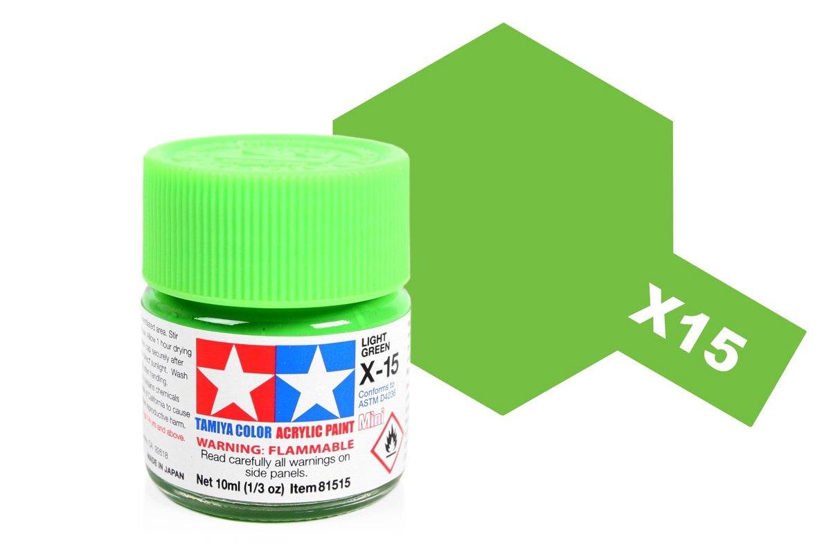 Tamiya Acrylic Mini X-15 Light Green