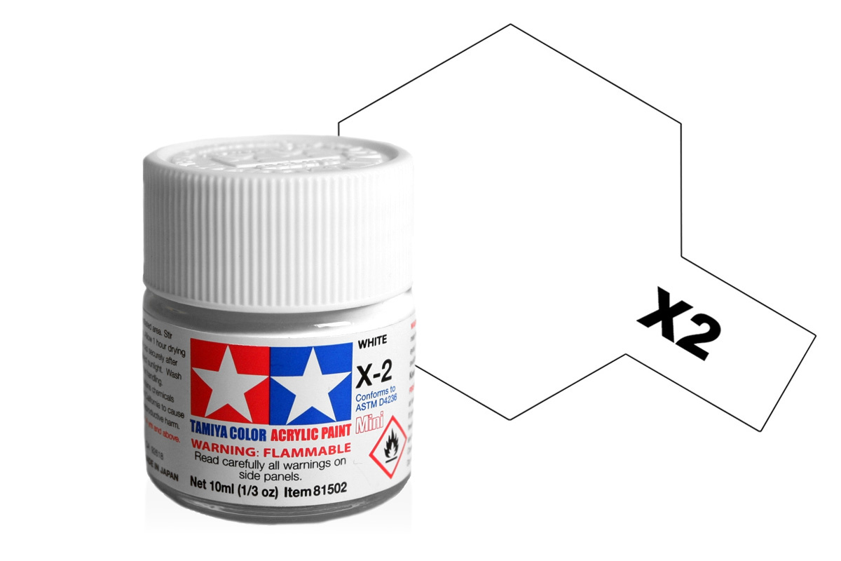 Tamiya Acrylic Mini X-2 White