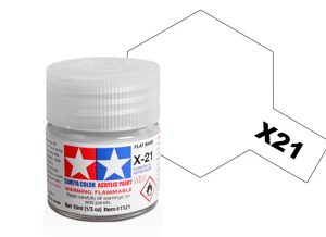 Tamiya Acrylic Mini X-21 Flat Base