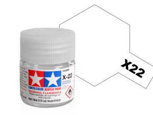 Tamiya Acrylic Mini X-22 Clear