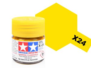 Tamiya Acrylic Mini X-24 Clear Yellow