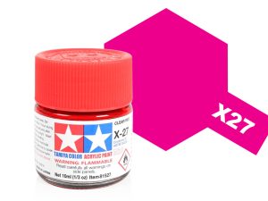 Tamiya Acrylic Mini X-27 Clear Red