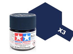 Tamiya Acrylic Mini X-3 Royal Blue
