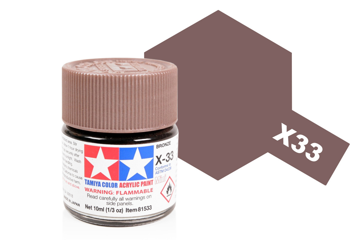 Tamiya Acrylic Mini X-33 Bronze