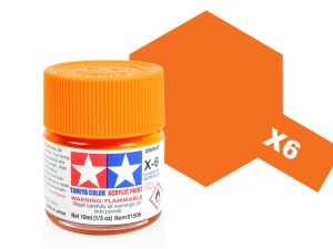Tamiya Acrylic Mini X-6 Orange