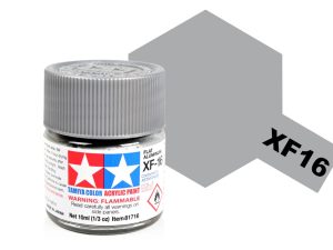 Tamiya Acrylic Mini XF-16 Flat Aluminium