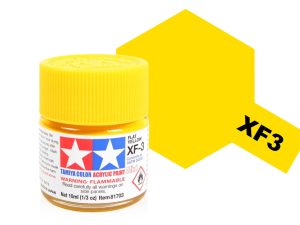 Tamiya Acrylic Mini XF-3 Flat Yellow