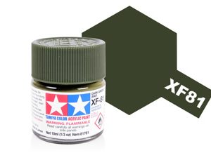 Tamiya Acrylic Mini XF-81 RAF Dark Green 2