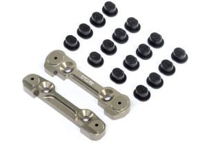 Team Losi Racing Adjustable Front Hinge Pin Brace with Inserts: 8X, 8XE