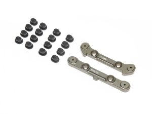 Team Losi Racing Adjustable Rear Hinge Pin Brace with Inserts: 8XT