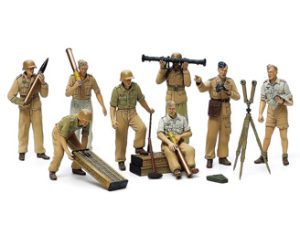 Tamiya AFRICA LUFTWAFFE GERMAN ARTILLERY CREW SET