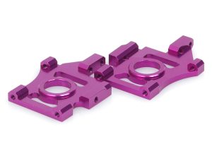 Schumacher Alloy Diff Mounts; purple - Mi2 E.C.  pr