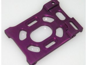 Schumacher Alloy Motor Mount; purple - Mi2/EC