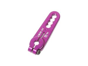 Core RC Alloy Servo Arm; Futaba Purple