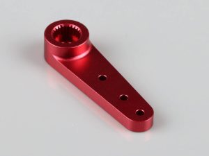Futaba Alloy Single Servo Arm 1" (25.4mm), Red
