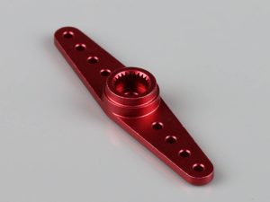 Futaba Alloy Twin Arm 40mm (1.6"), Red