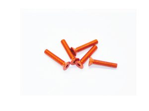 Arrowmax Alu Screw Allen Csk M3 x 16 Orange (5)