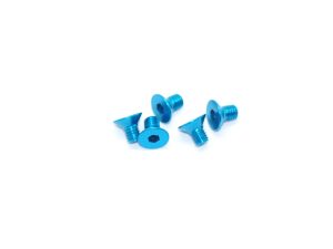 Arrowmax Alu Screw Allen Csk M3 x 5 Blue (5)