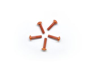 Arrowmax Alu Screw Allen Roundhead M3 x 12 Orange (5)