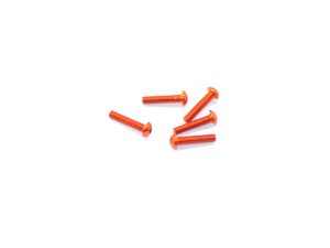 Arrowmax Alu Screw Allen Roundhead M3 x 14 Orange (5)