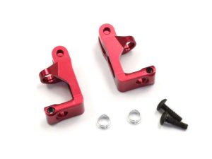 KYOSHO Aluminium Front Hub Carrier Set Kyosho Mini-Z Buggy (2) Red