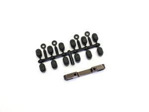KYOSHO ALUMINIUM SUSPENSION HOLDER ZX5-ZX7 (RF) - GUN METAL