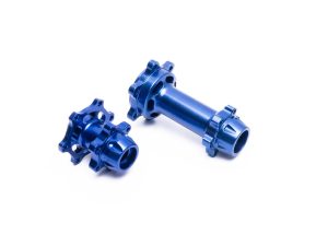 Losi Aluminum Hub Set, Machined, Blue: PM-MX/SM