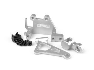 RC Overhaul Aluminum Servo Mount Set, Promoto, Silver