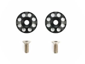 Tamiya Aluminum Wing Washers Black